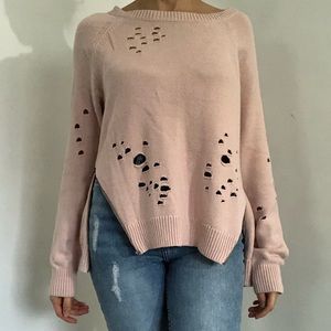 Express Distressed Sweater